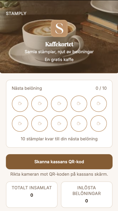 Kundens stämpelkort